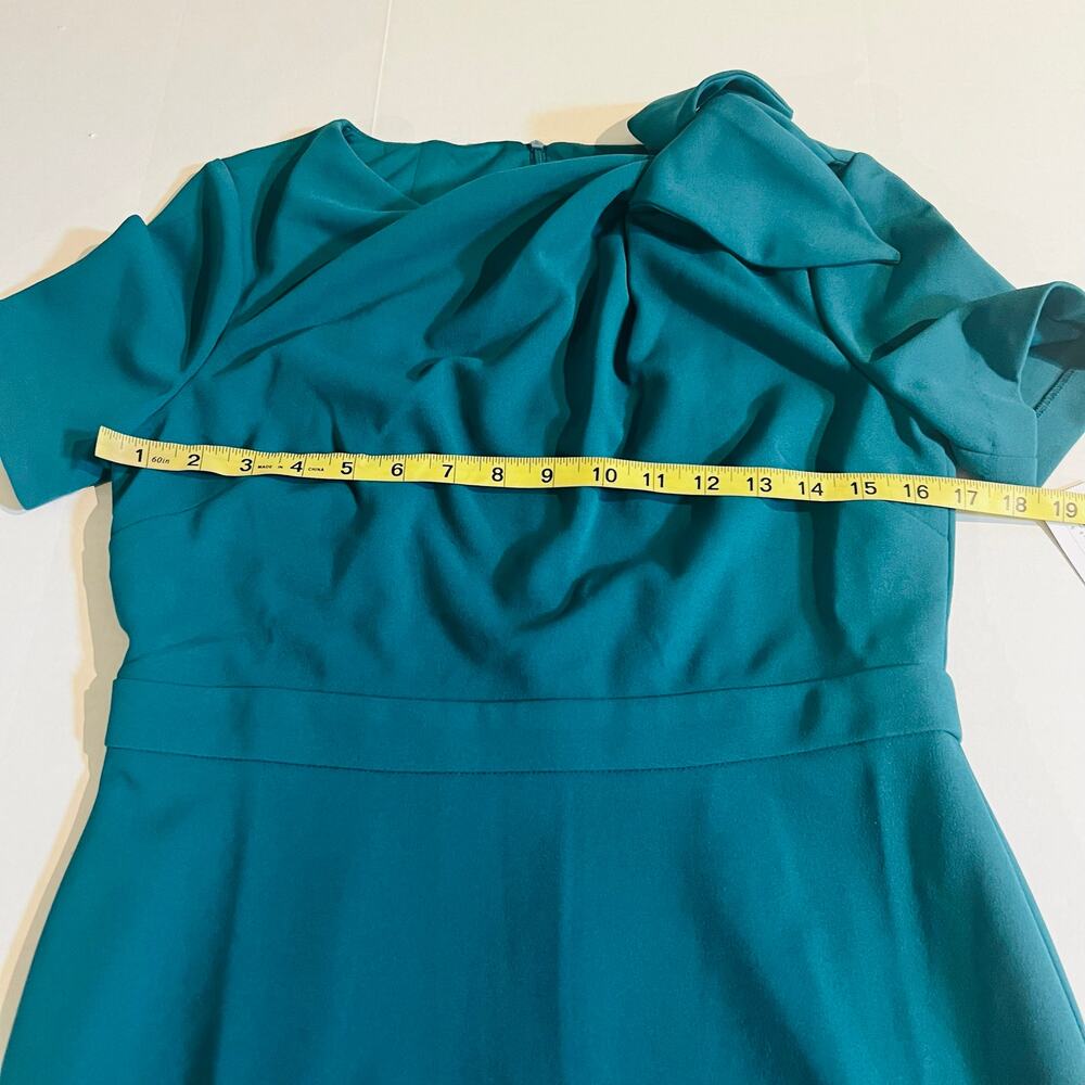 London Times Tie Detail Short Sleeve Dress Size 6 NWT - Picture 7 of 9